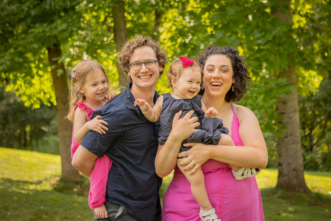 Vivid Family Portraits with Kids Toddlers