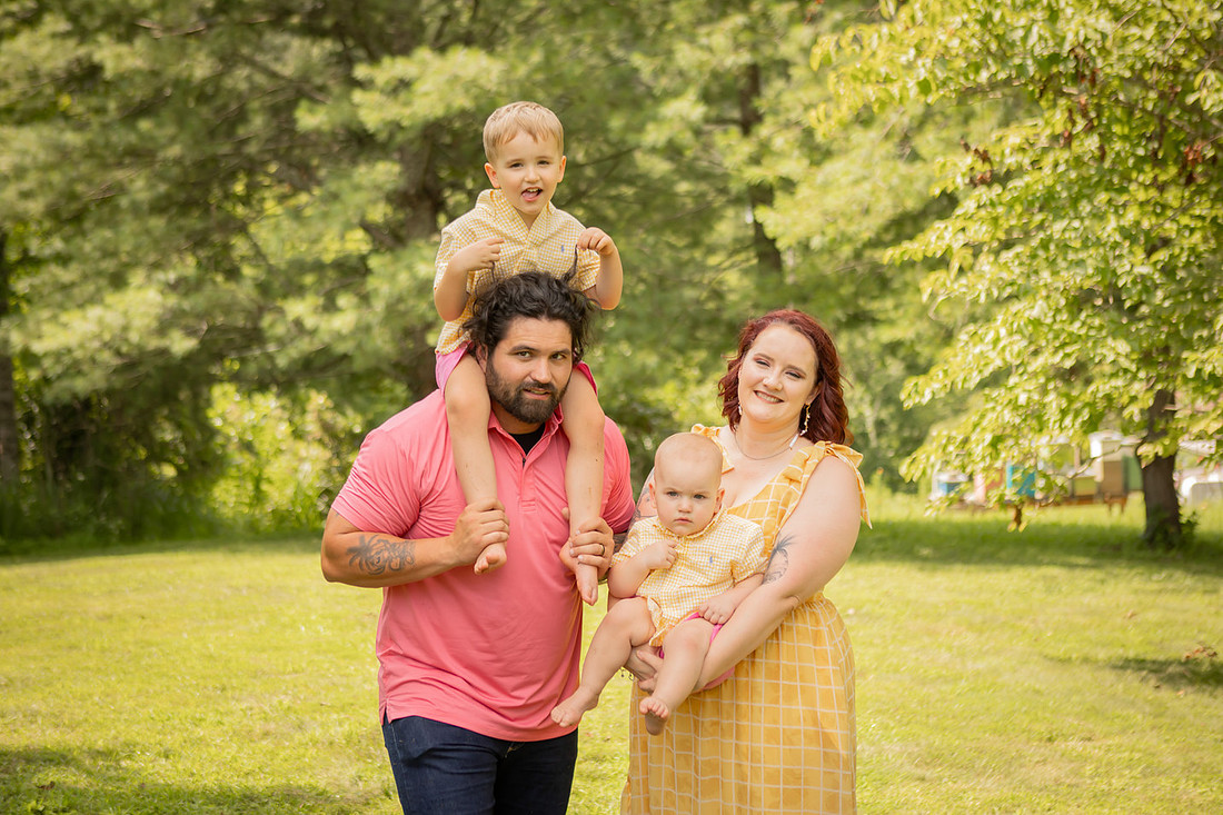 Vivid Family Portraits with Kids Toddlers