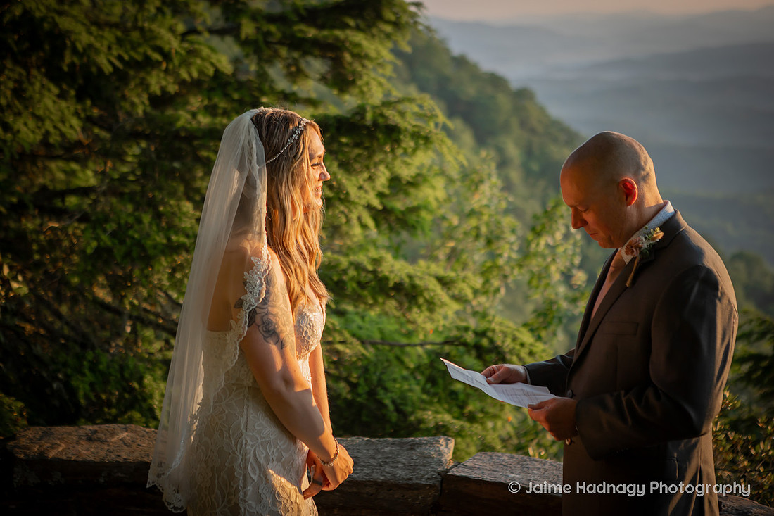 Wedding Photographer Asheville | Mountain Elopement