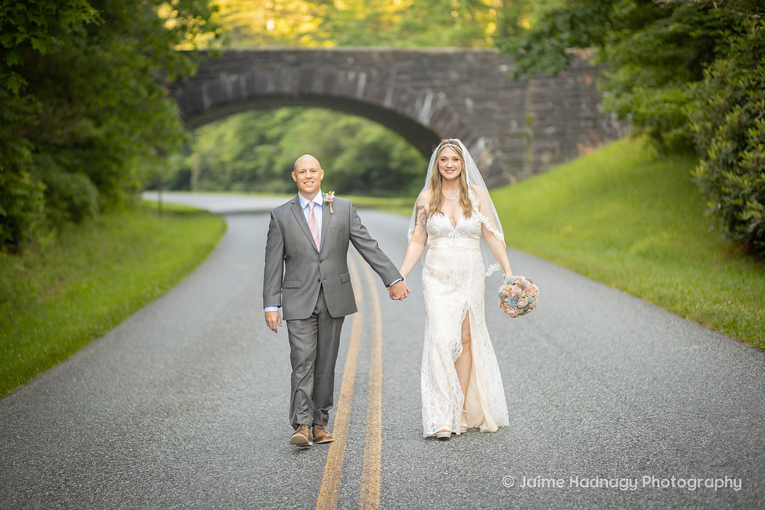 Western NC Blue Ridge Parkway Nature Elopement | Asheville Wedding Photographer
