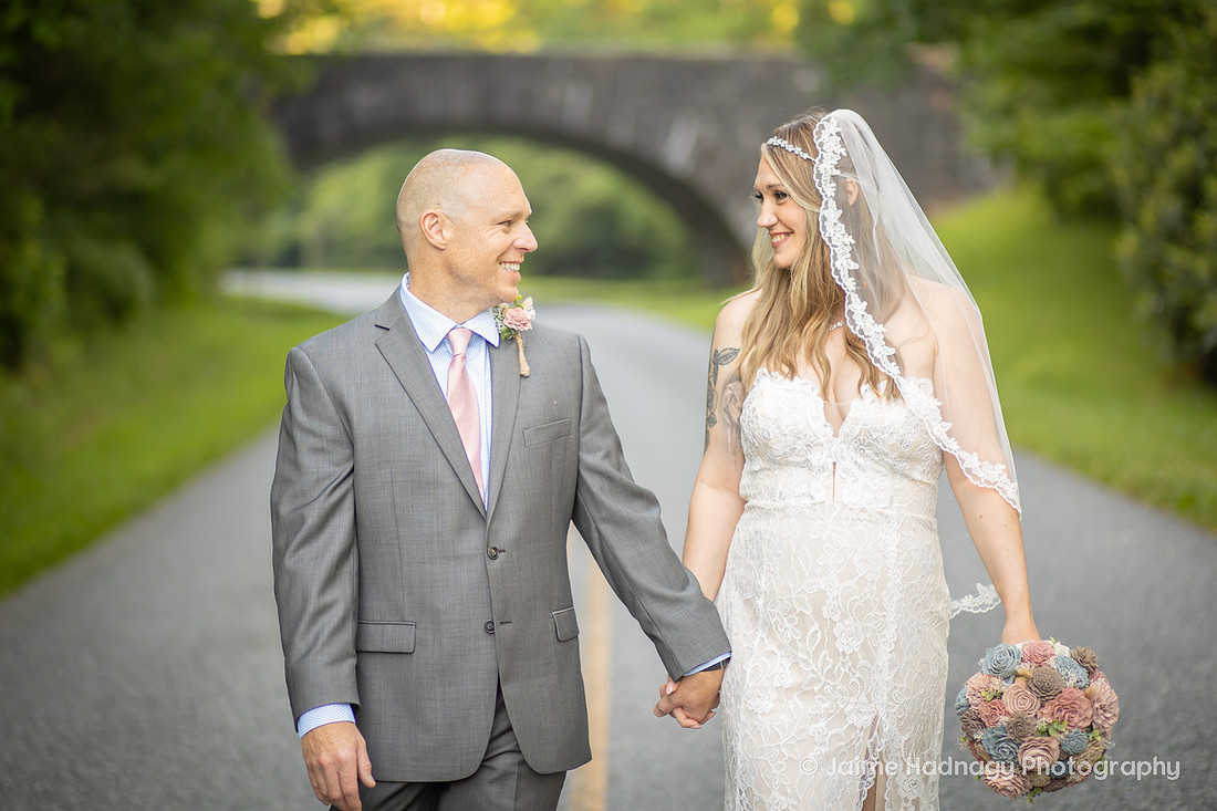 Western NC Blue Ridge Parkway Nature Elopement | Asheville Wedding Photographer