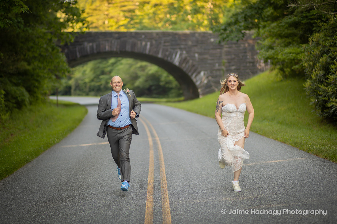 Western NC Blue Ridge Parkway Nature Elopement | Asheville Wedding Photographer