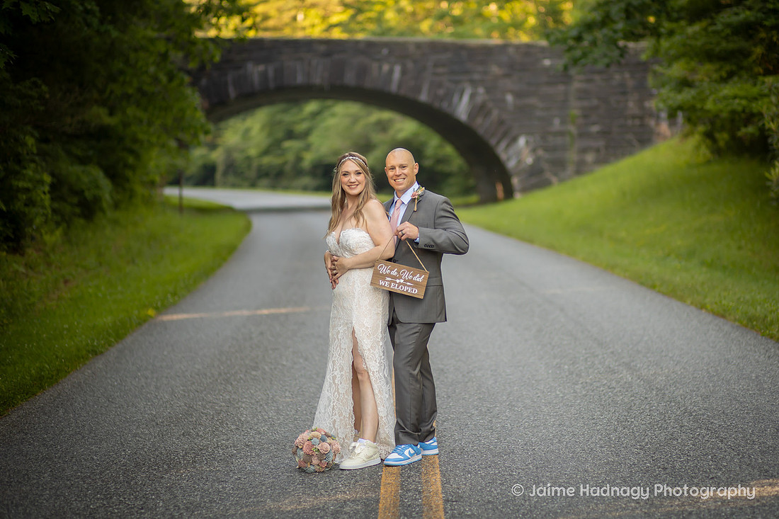 Western NC Blue Ridge Parkway Nature Elopement | Asheville Wedding Photographer