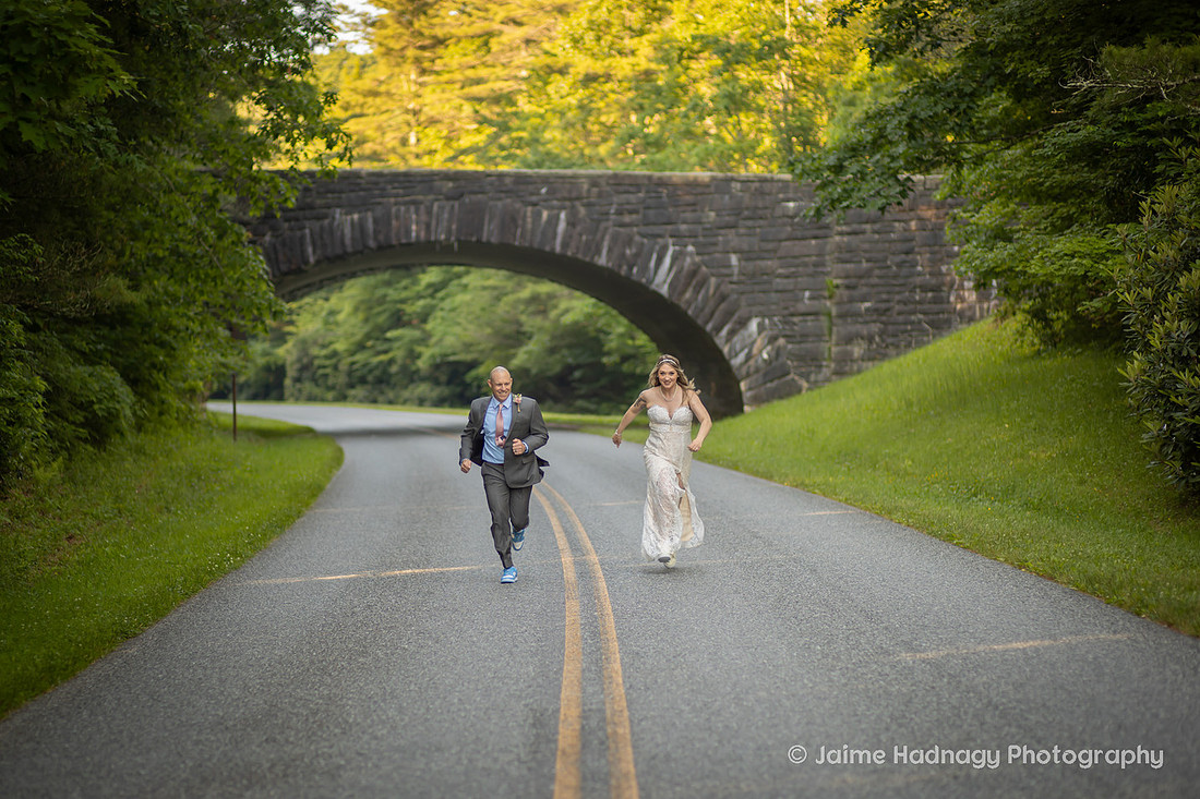 Western NC Blue Ridge Parkway Nature Elopement | Asheville Wedding Photographer