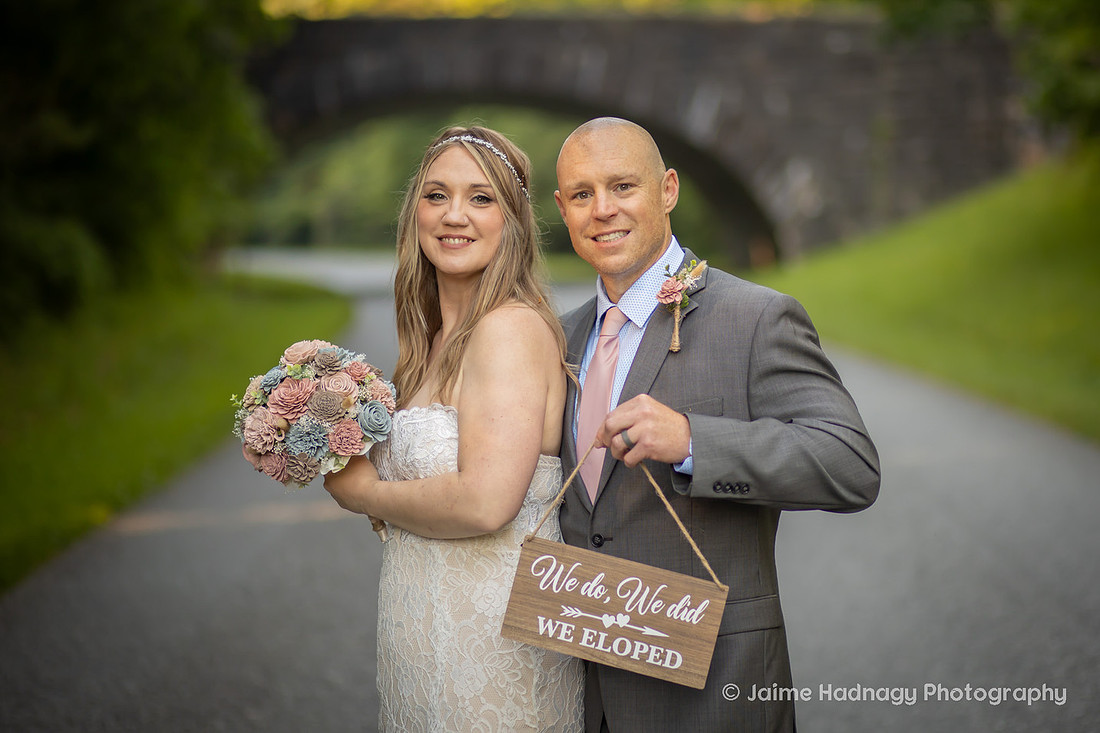 Western NC Blue Ridge Parkway Nature Elopement | Asheville Wedding Photographer