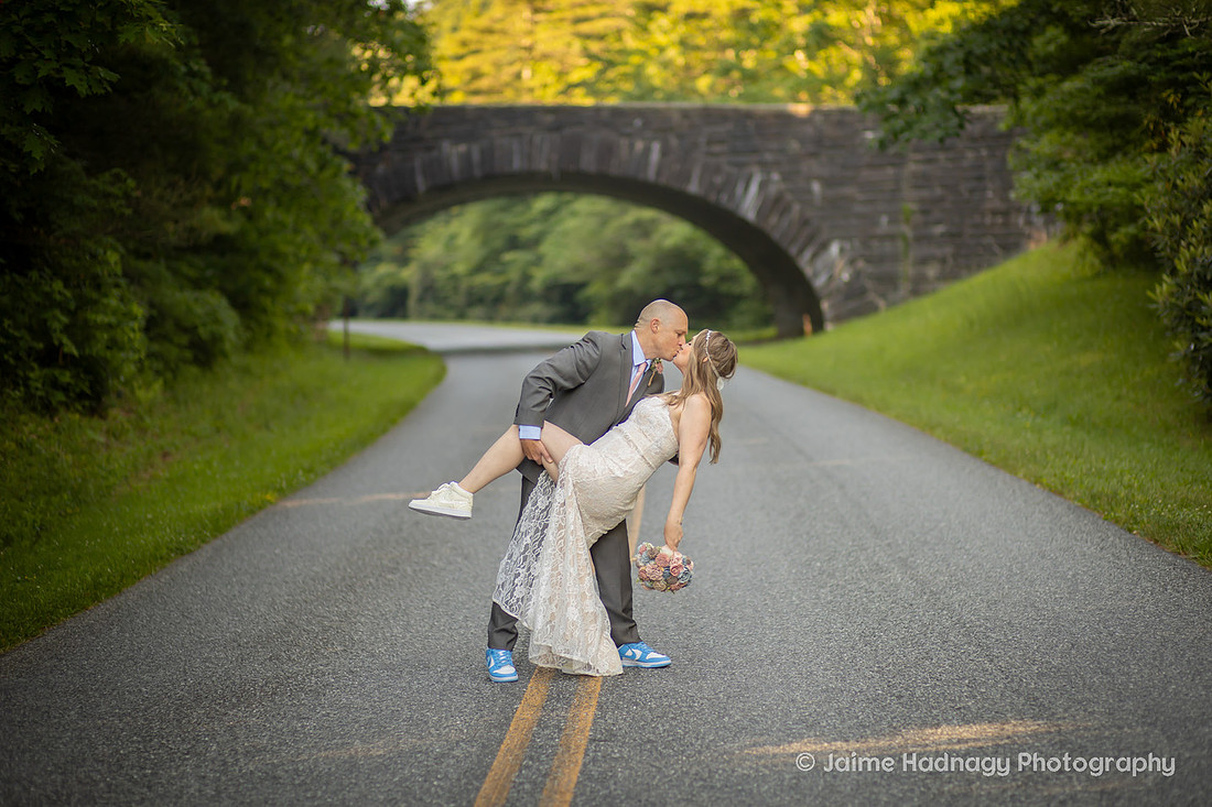 Western NC Blue Ridge Parkway Nature Elopement | Asheville Wedding Photographer