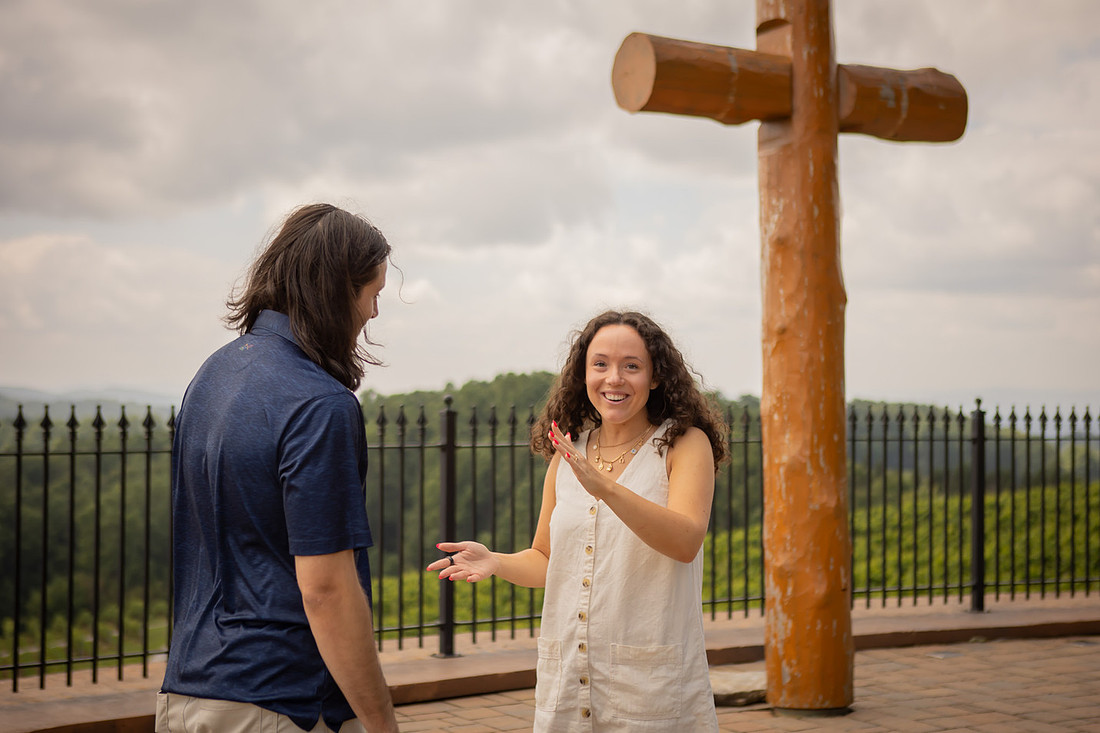 Vineyard Engagement | Hendersonville Proposal Photographer