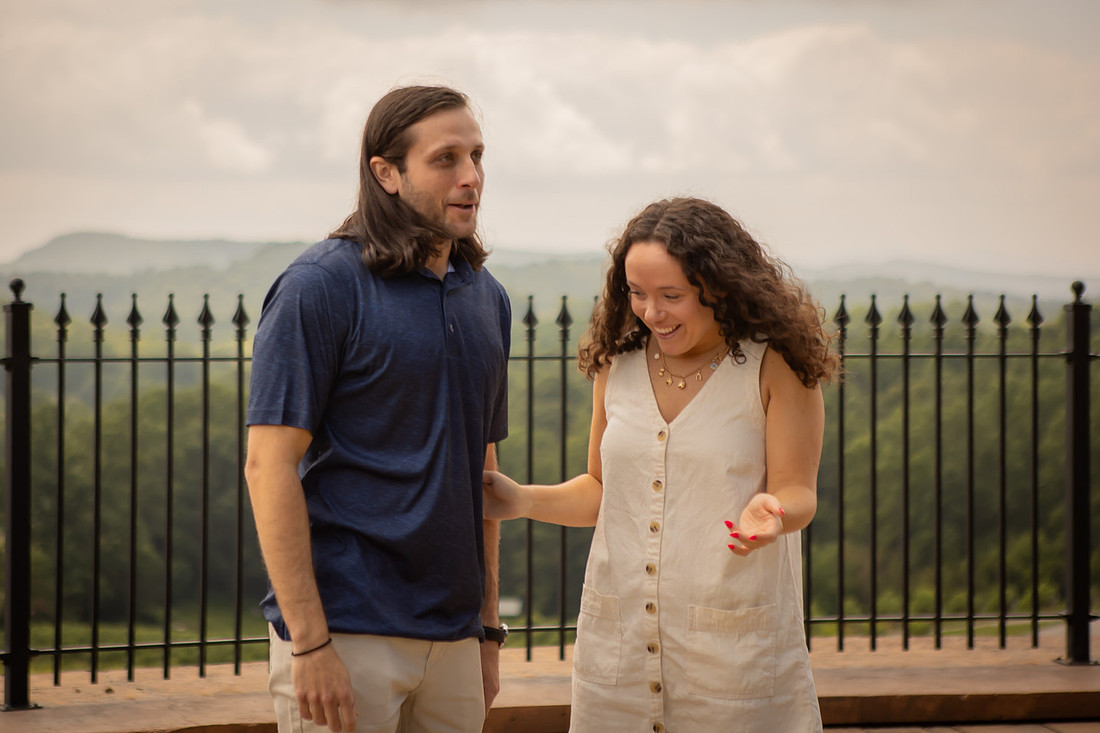 Vineyard Engagement | Hendersonville Proposal Photographer