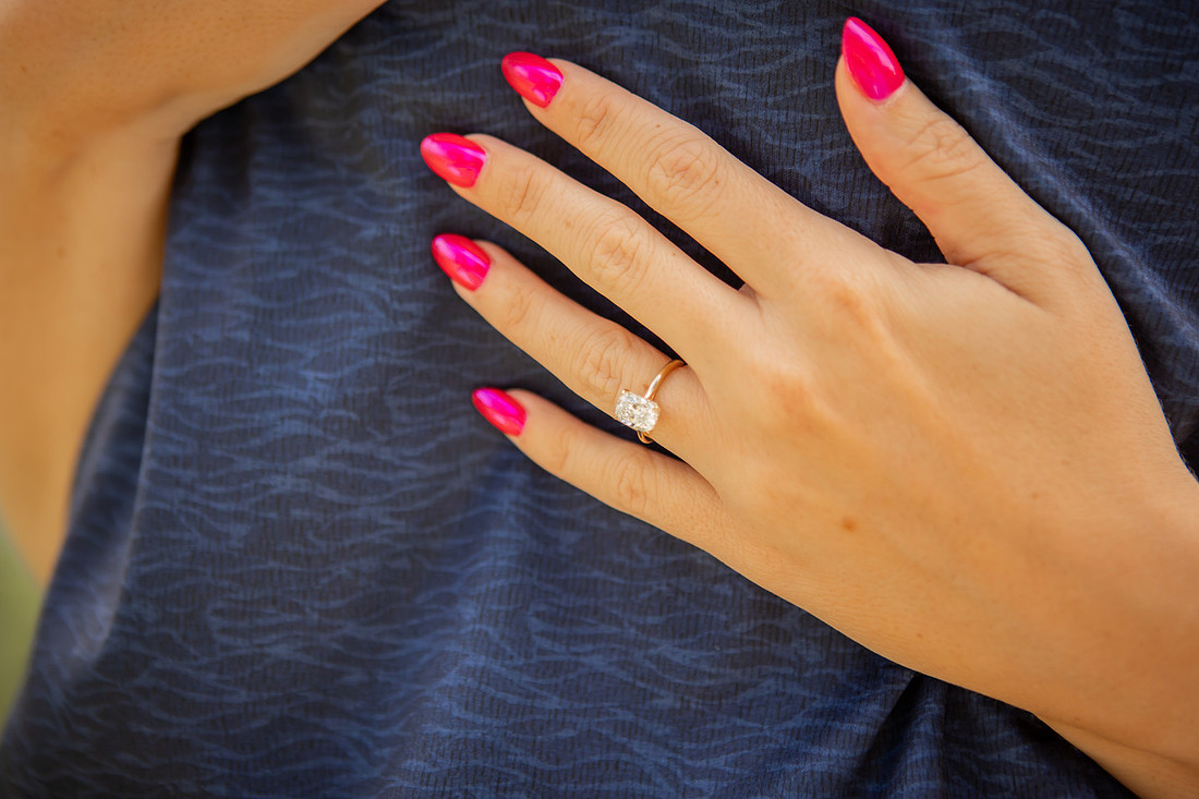 Vineyard Engagement | Hendersonville Proposal Photographer