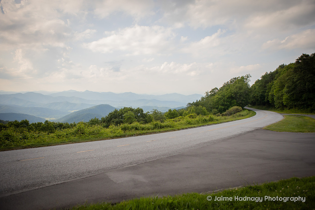 Mills River Valley Overlook on the Blue Ridge Parkway Near Asheville
