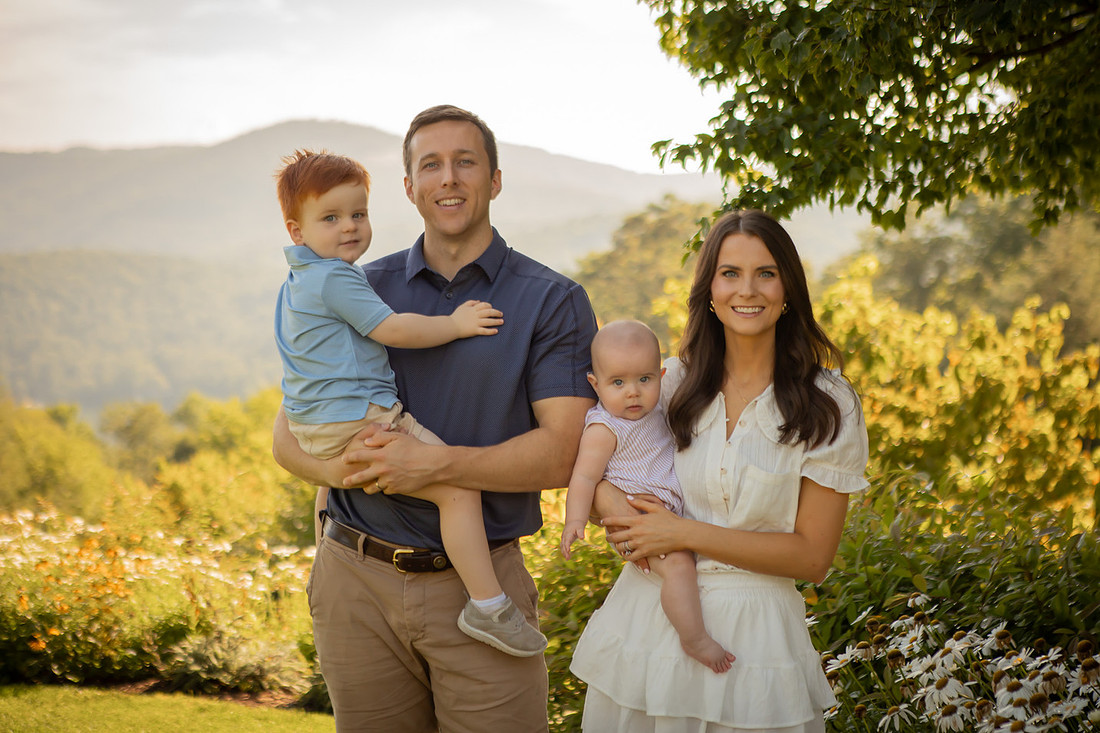 Fun Outdoor Family Portraits | Asheville Photographer