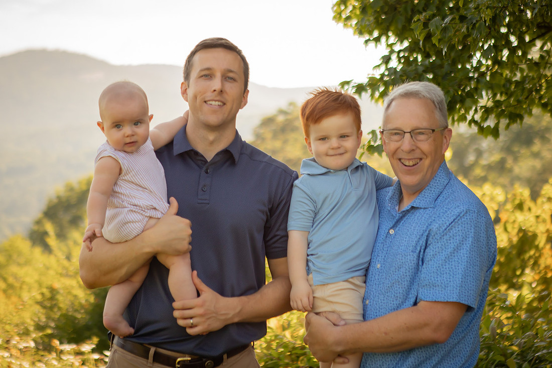 Fun Outdoor Family Portraits | Asheville Photographer