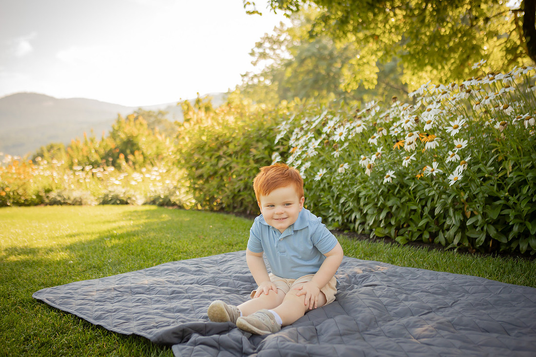 Fun Outdoor Family Portraits | Asheville Photographer