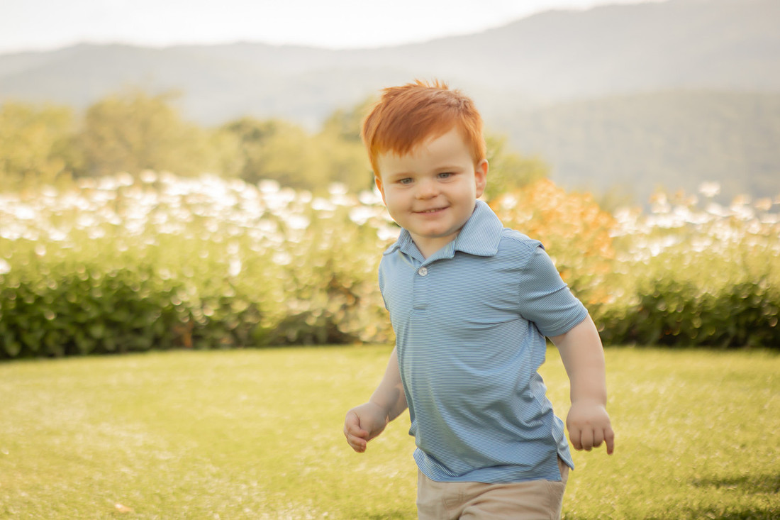Fun Outdoor Family Portraits | Asheville Photographer
