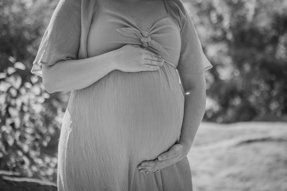 Outdoor Maternity Photos in the Mountains of Western North Carolina | Baby Photographer