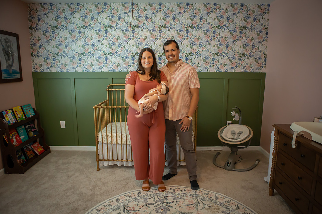 Newborn Baby Photoshoot in Home Nursery
