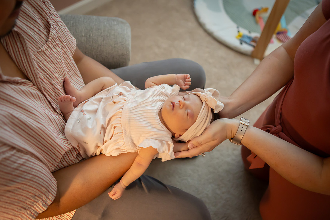 In Home Newborn Photography Session | Hendersonville NC Baby Photographer