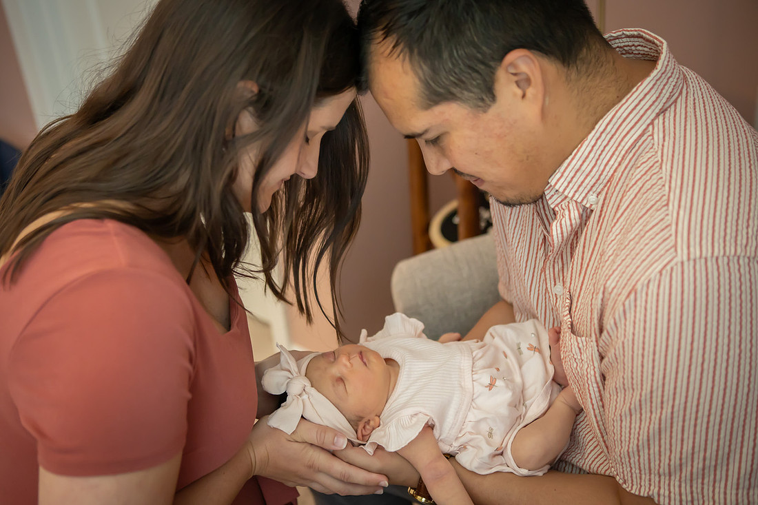 In Home Newborn Photography Session | Hendersonville NC Baby Photographer