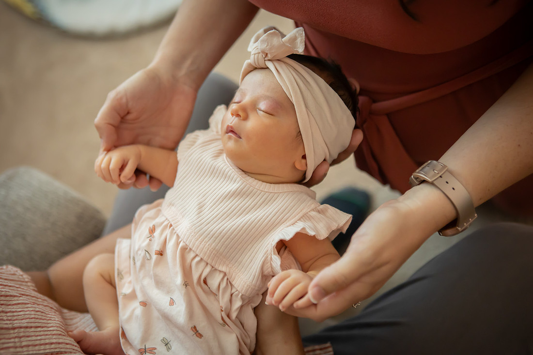 In Home Newborn Photography Session | Hendersonville NC Baby Photographer
