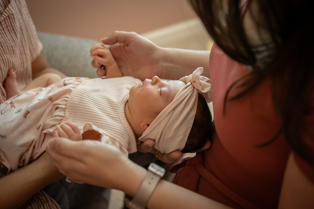 In Home Newborn Photography Session | Hendersonville NC Baby Photographer