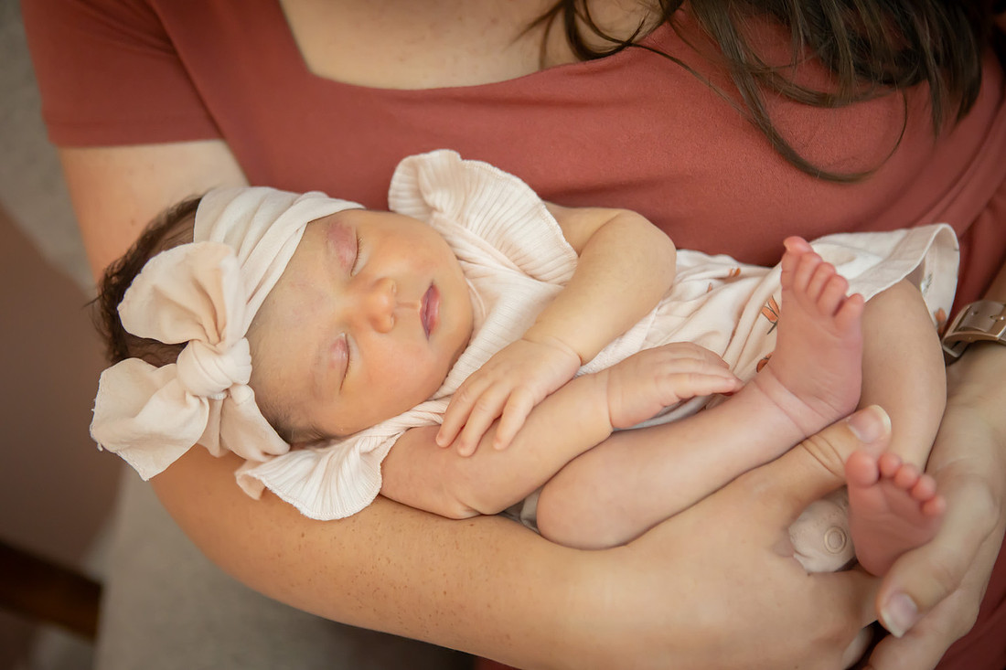 In Home Newborn Photography Session | Hendersonville NC Baby Photographer