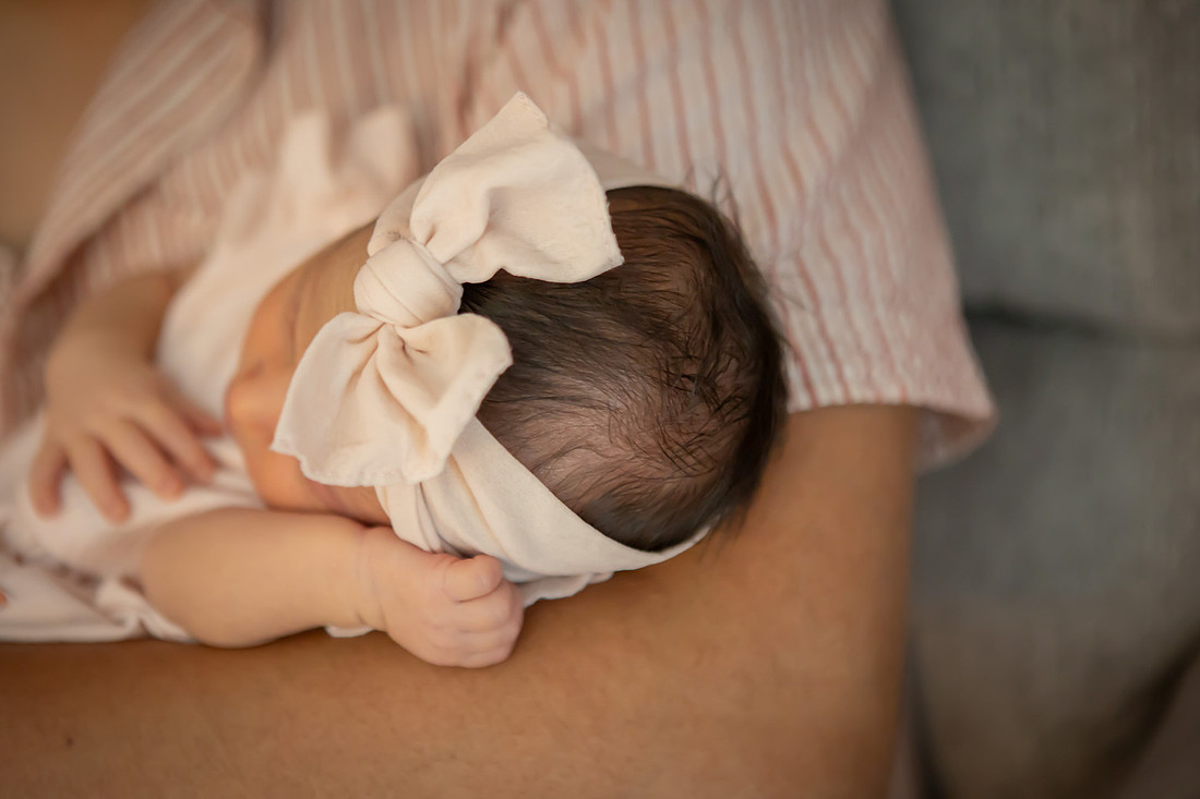 In Home Newborn Photography Session | Hendersonville NC Baby Photographer