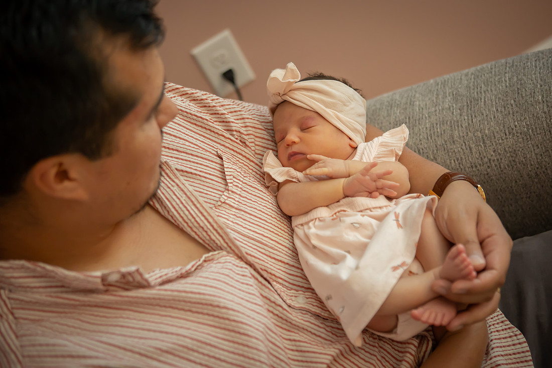 In Home Newborn Photography Session | Hendersonville NC Baby Photographer