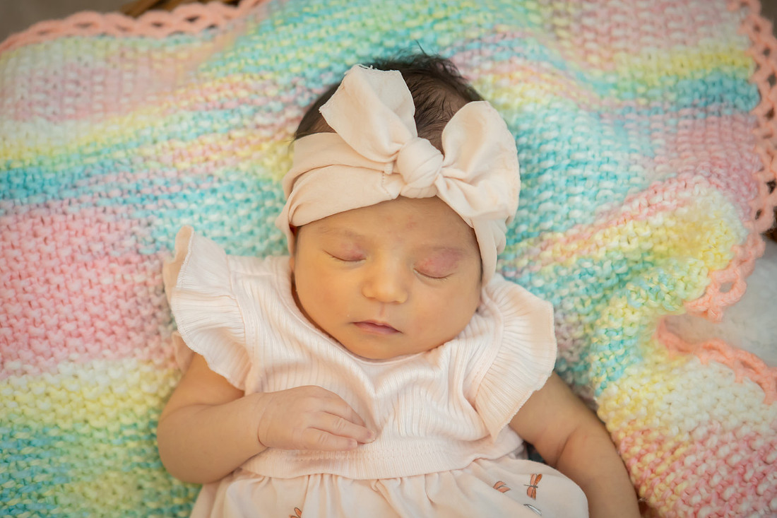 Cute Newborn Photo Session Baby Girl | Asheville Newborn Photographer