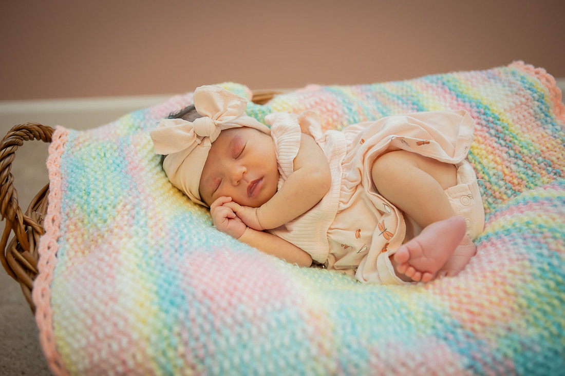Cute Newborn Photo Session Baby Girl | Asheville Newborn Photographer