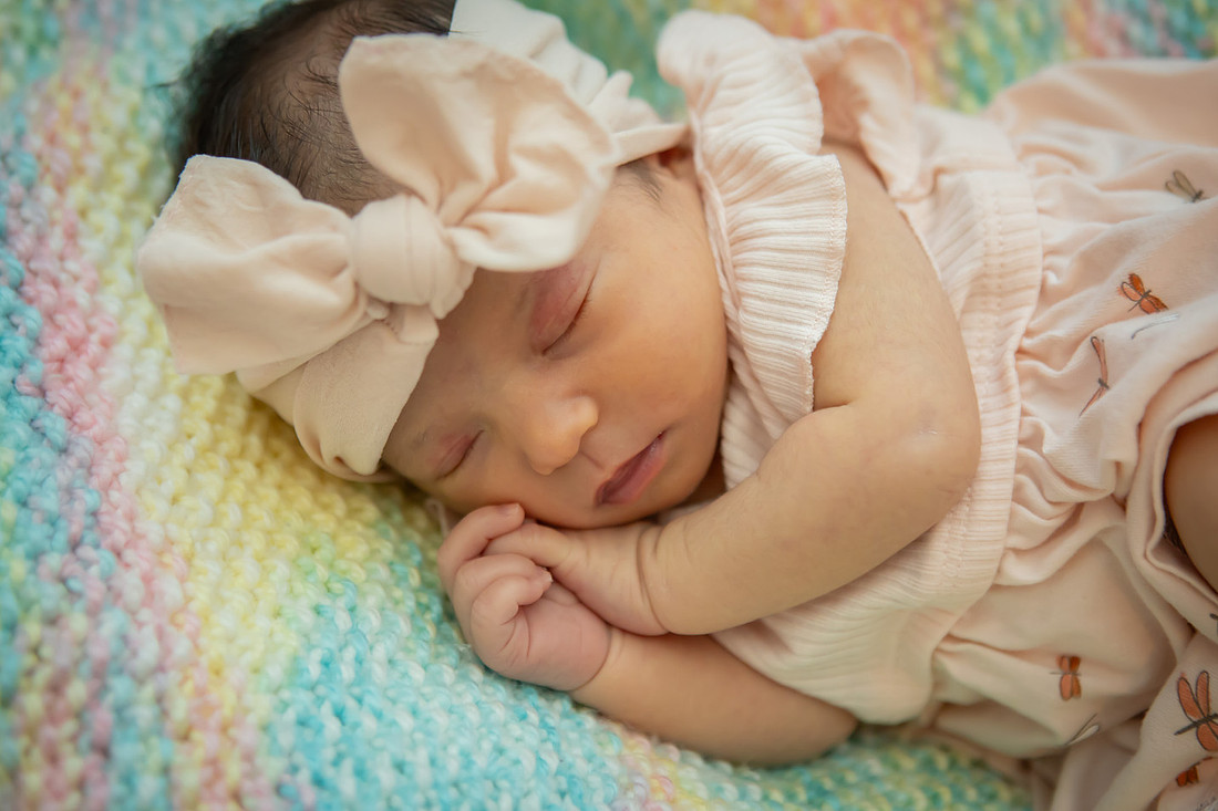 Cute Newborn Photo Session Baby Girl | Asheville Newborn Photographer