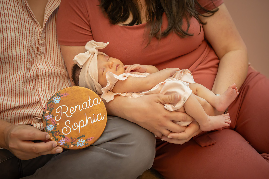 Cute Newborn Photo Session Baby Girl | Asheville Newborn Photographer