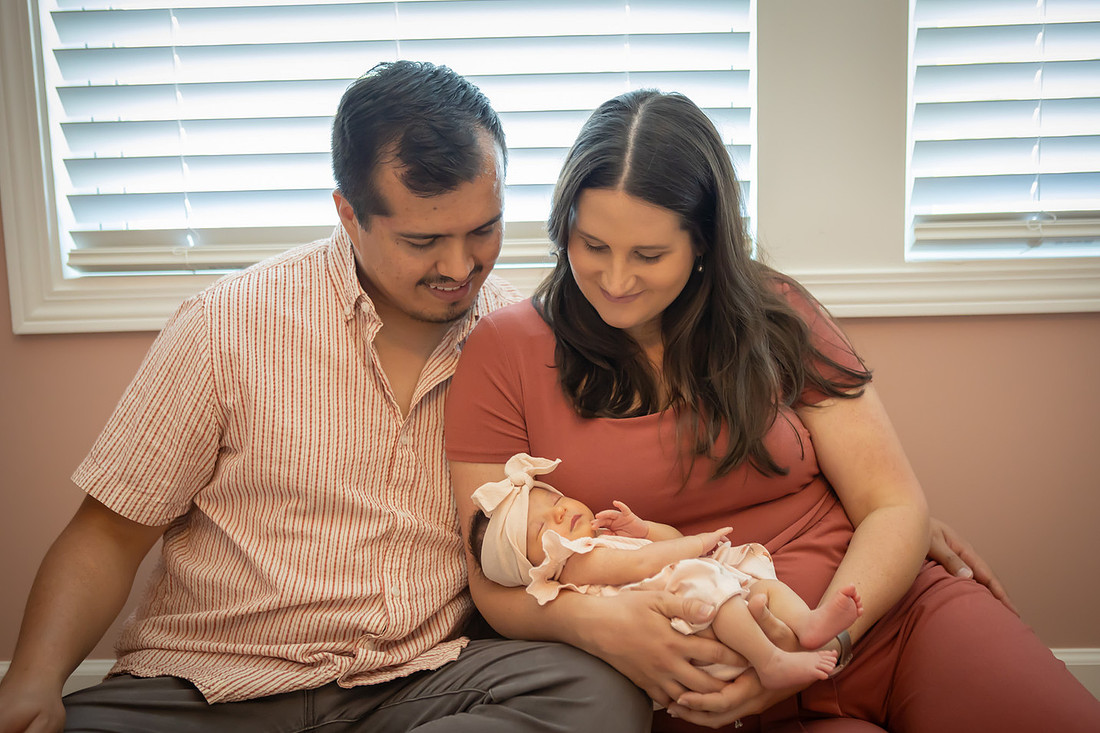 Cute Newborn Photo Session Baby Girl | Asheville Newborn Photographer