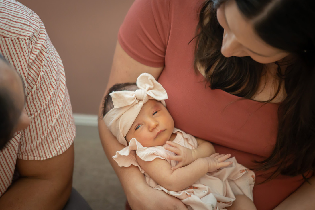 Cute Newborn Photo Session Baby Girl | Asheville Newborn Photographer