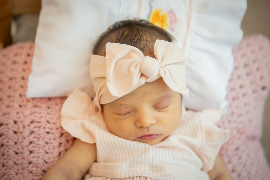 Cute Newborn Photo Session Baby Girl | Asheville Newborn Photographer