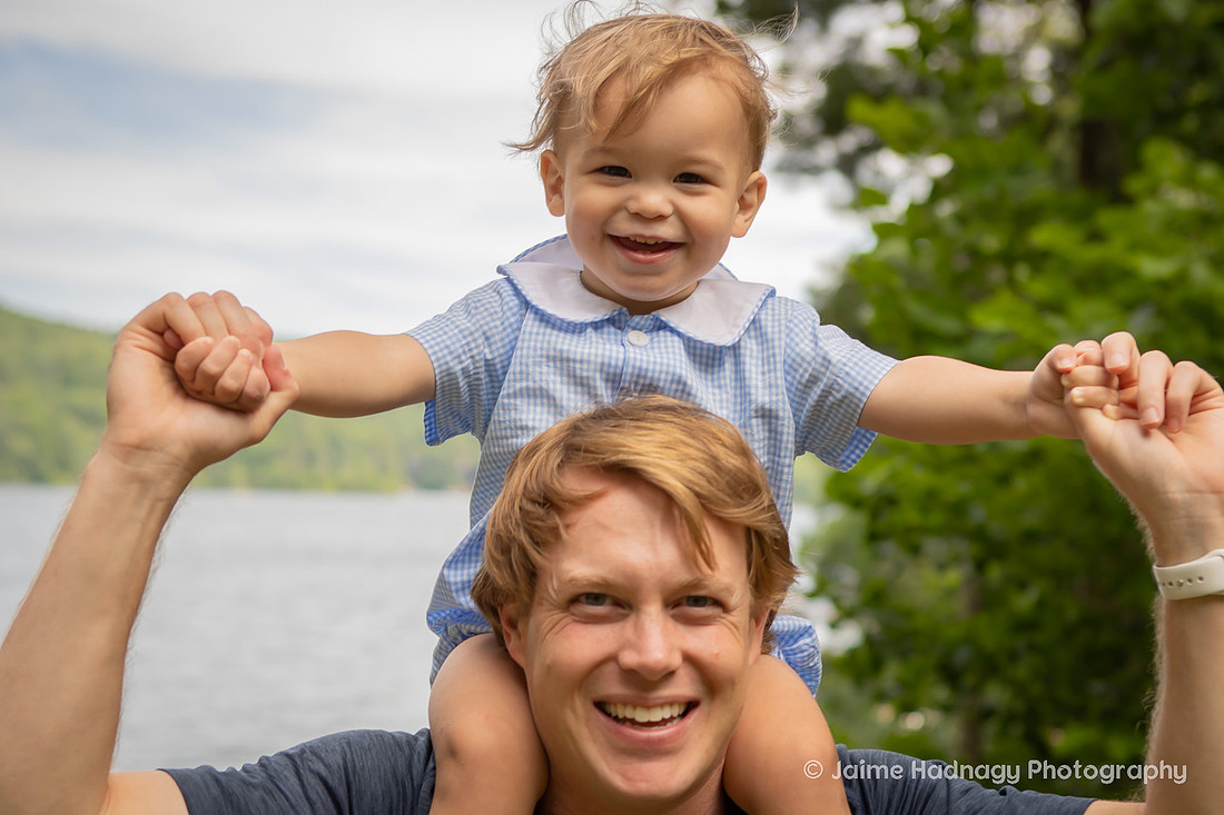 Outdoor Family Photos with Kids and Baby | Cashiers NC Photographer