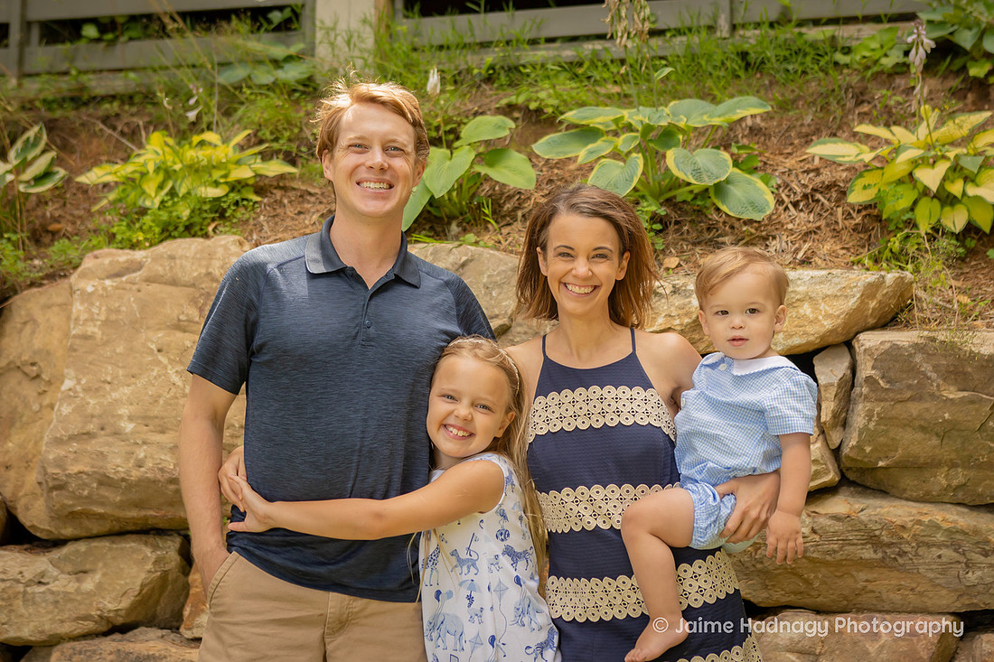 Outdoor Family Photos with Kids and Baby | Cashiers NC Photographer