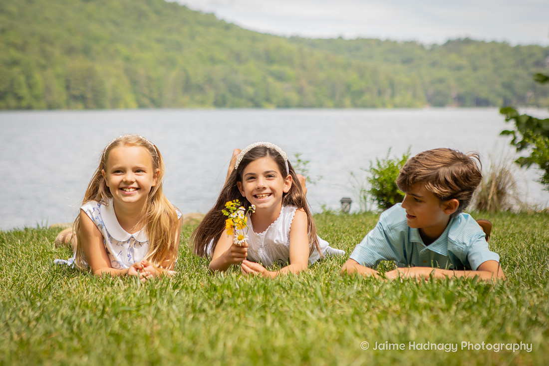 Outdoor Family Photos with Kids and Baby | Cashiers NC Photographer