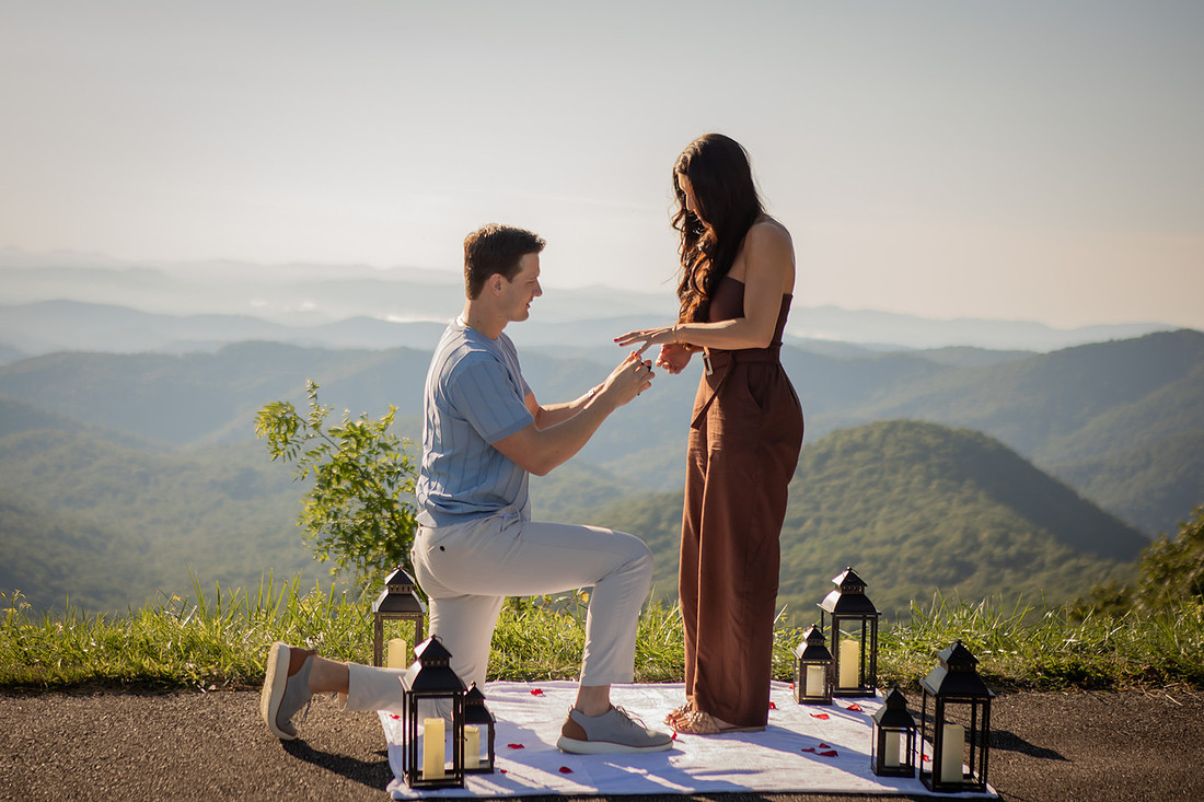 Getting Engaged in the Mountains of Western NC | Photography