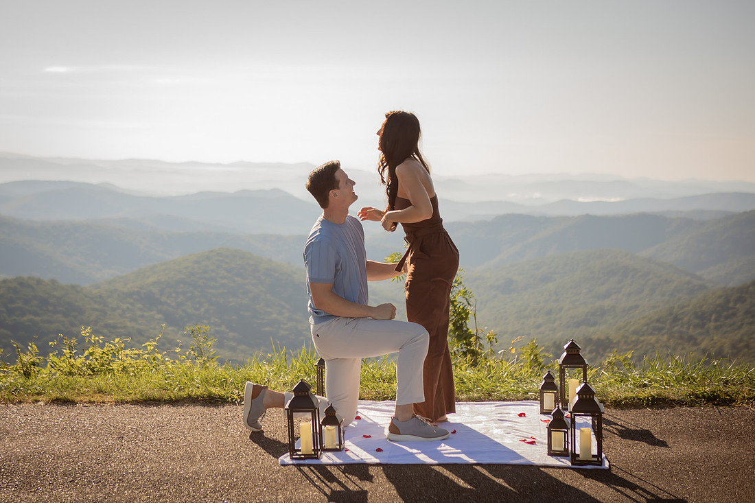 Getting Engaged in the Mountains of Western NC | Photography