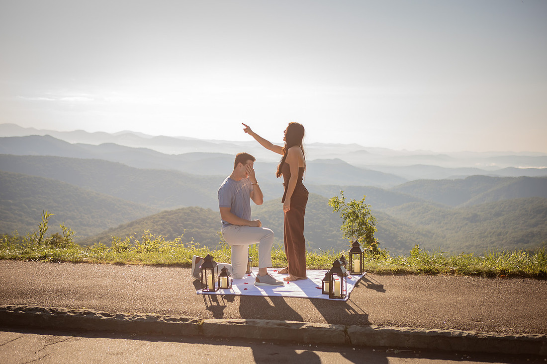 Getting Engaged in the Mountains of Western NC | Photography