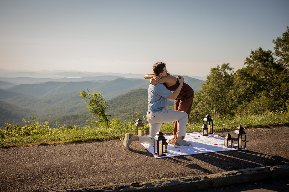 Getting Engaged in the Mountains of Western NC | Photography