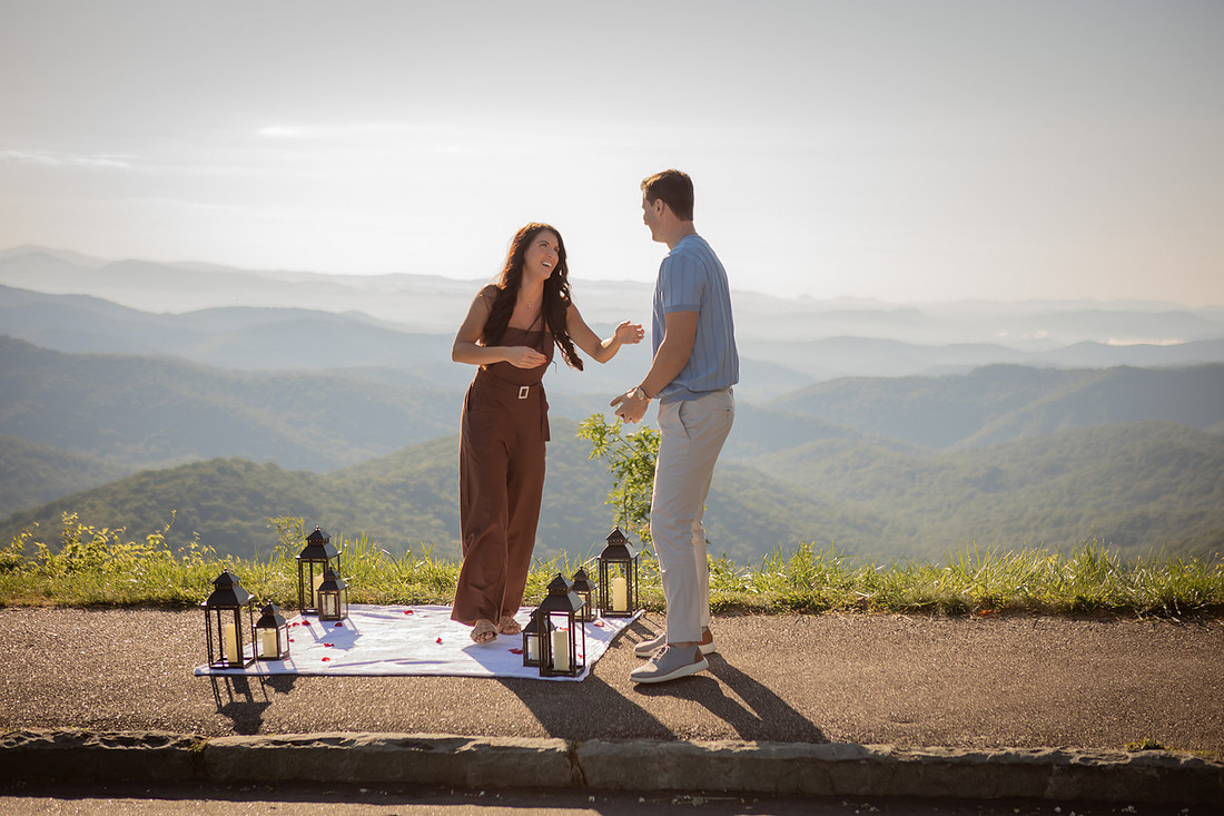 Getting Engaged in the Mountains of Western NC | Photography