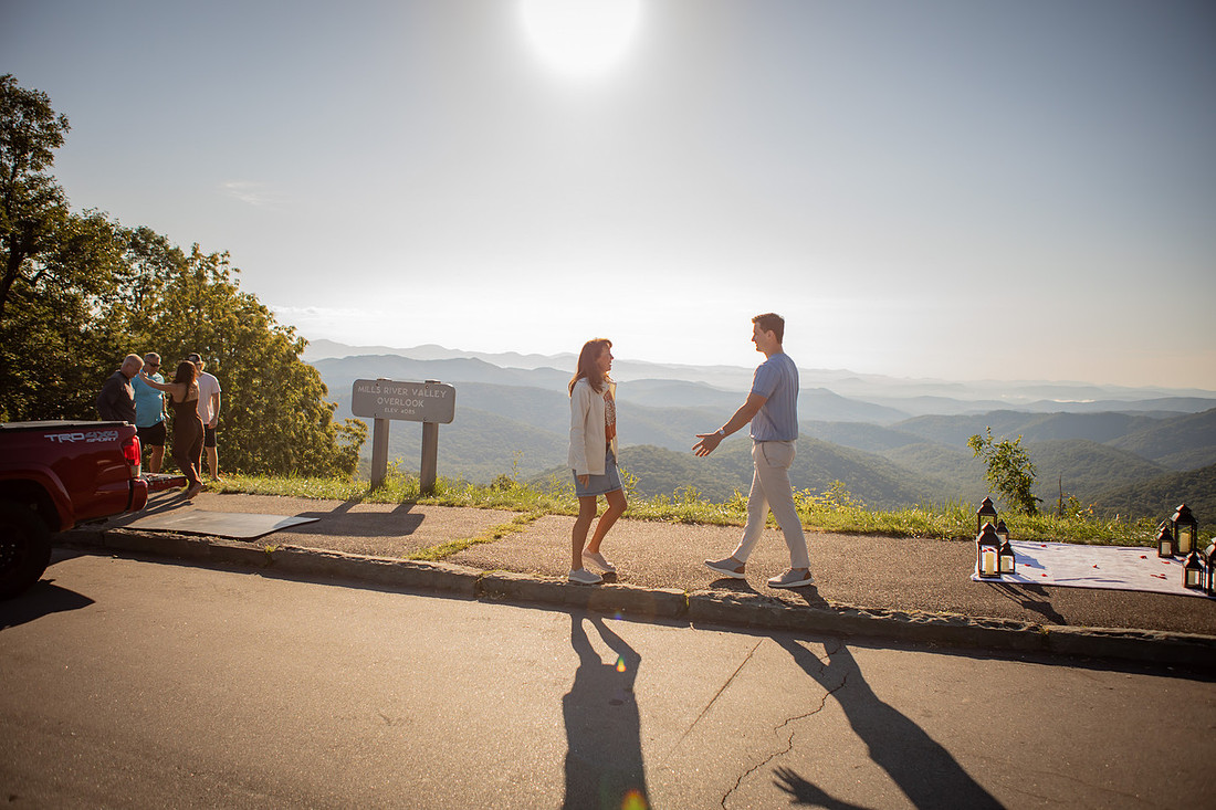 Getting Engaged in the Mountains of Western NC | Photography