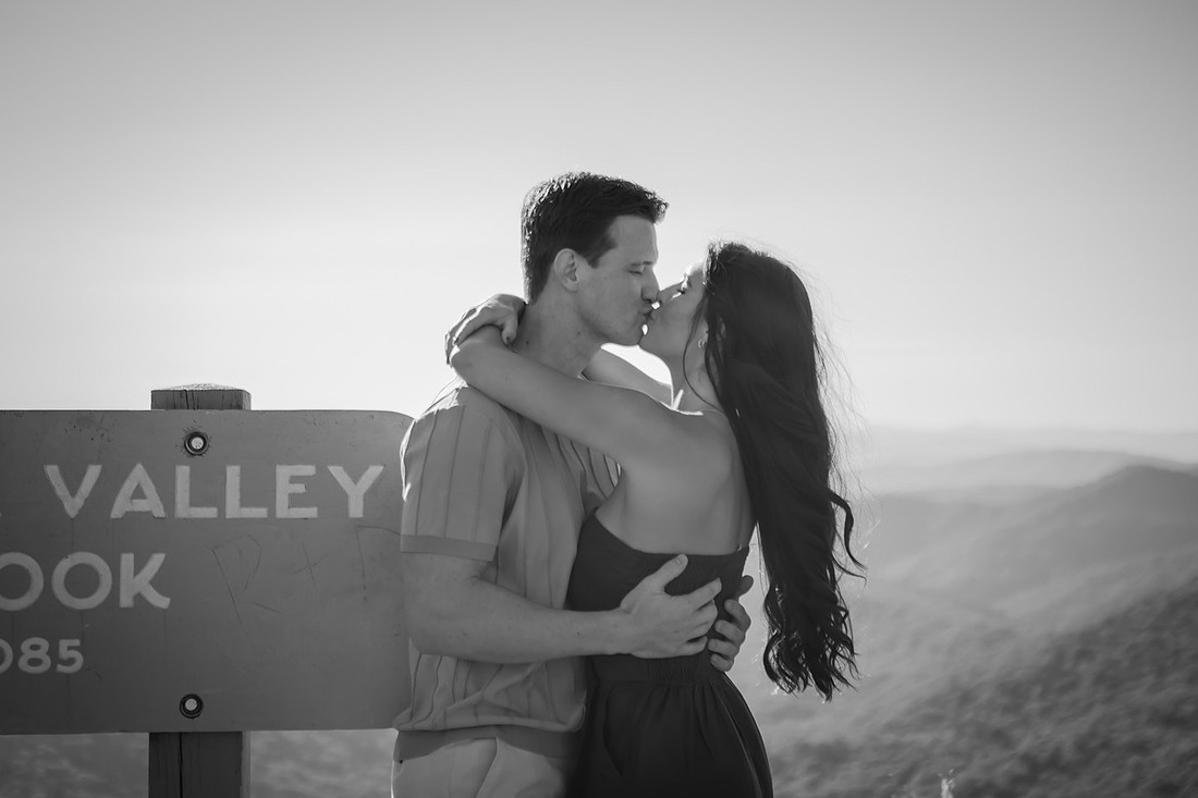 Engagement Photos in the Mountains near Asheville