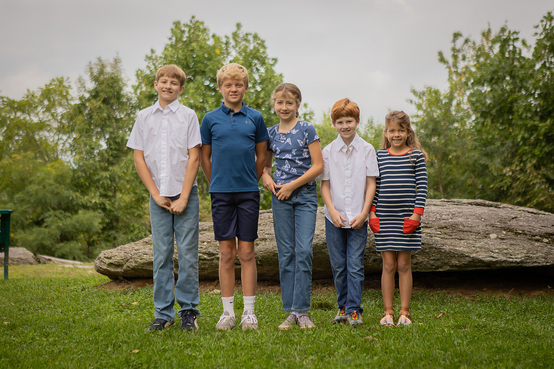 Family Photos with Grandparents and Grandkids | Asheville Hendersonville Family Photographer