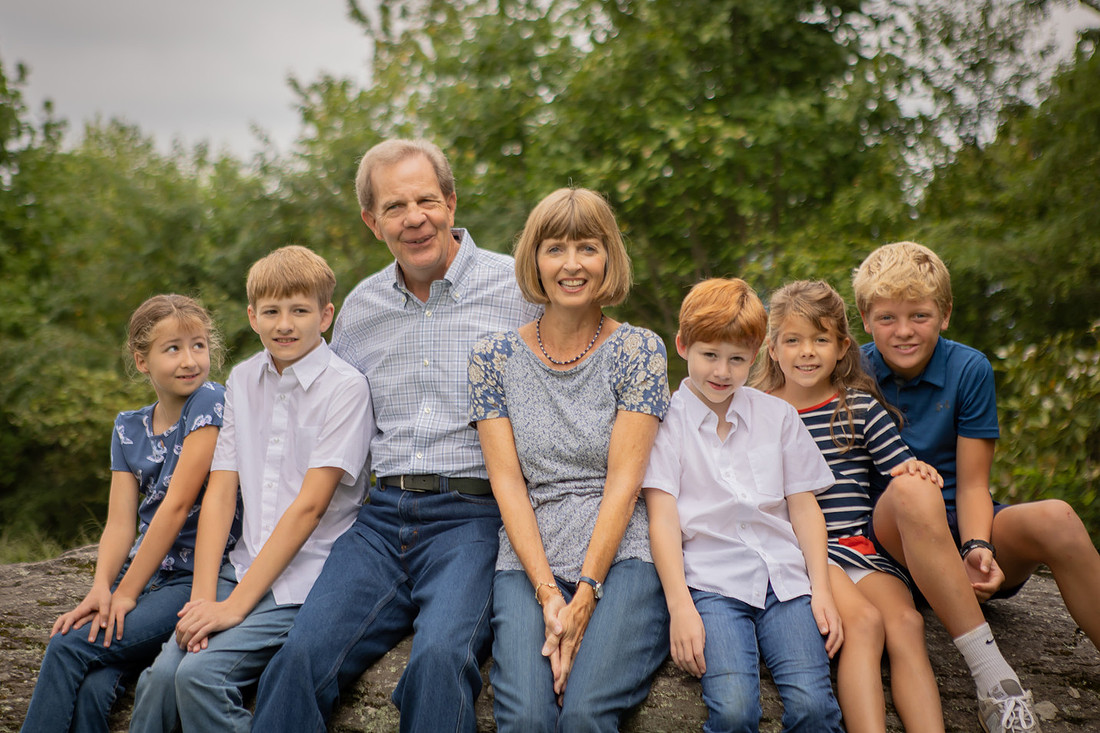 Family Photos with Grandparents and Grandkids | Asheville Hendersonville Family Photographer