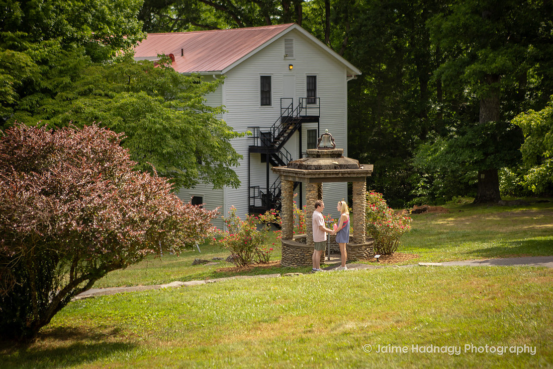 Surprise Proposal at YMCA Blue Ridge Assembly | Black Mountain Engagement Photographer
