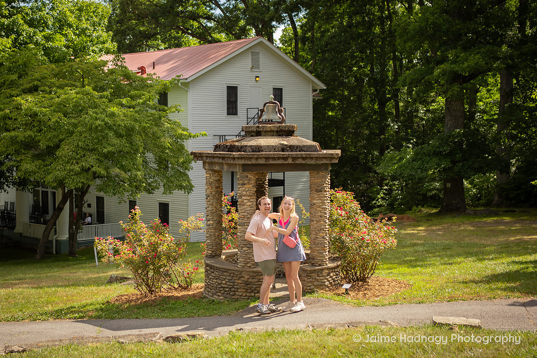 Surprise Proposal at YMCA Blue Ridge Assembly | Black Mountain Engagement Photographer