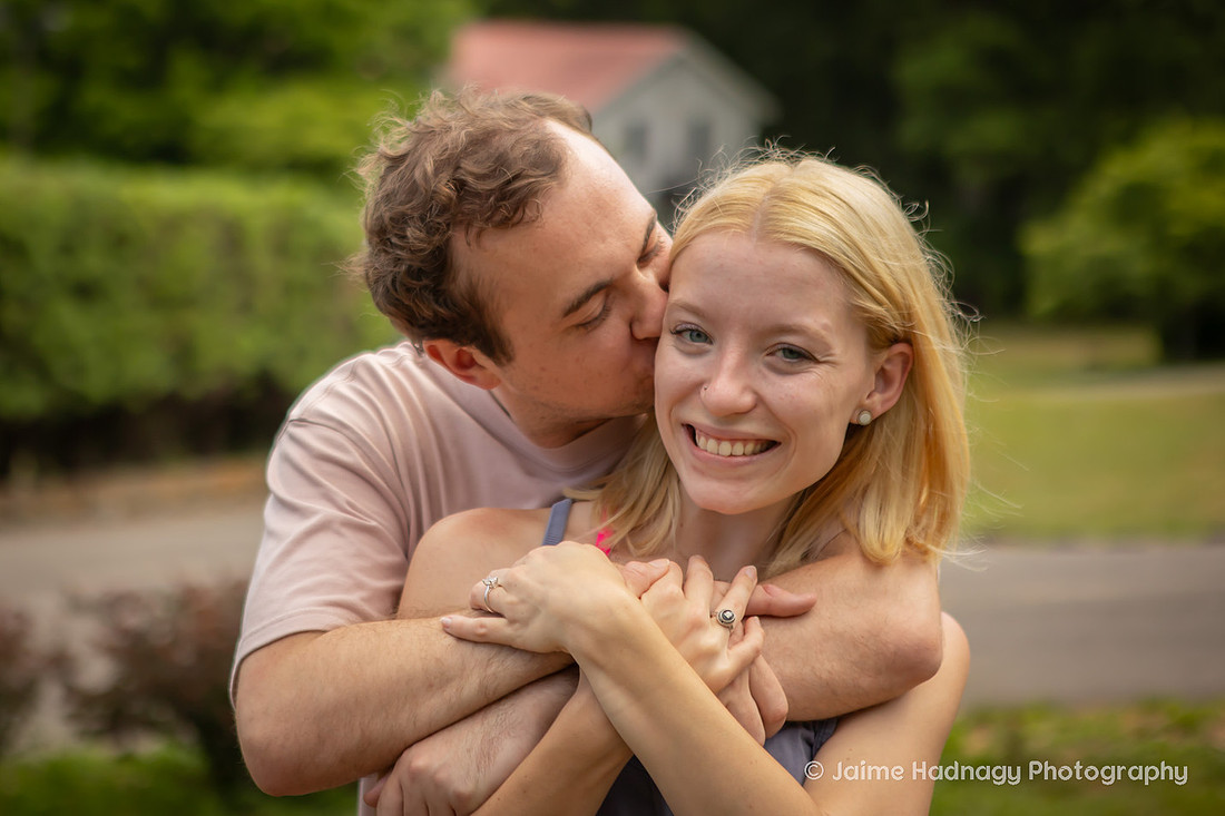 Blue Ridge  Assembly Engagement | Asheville Proposal Photographer