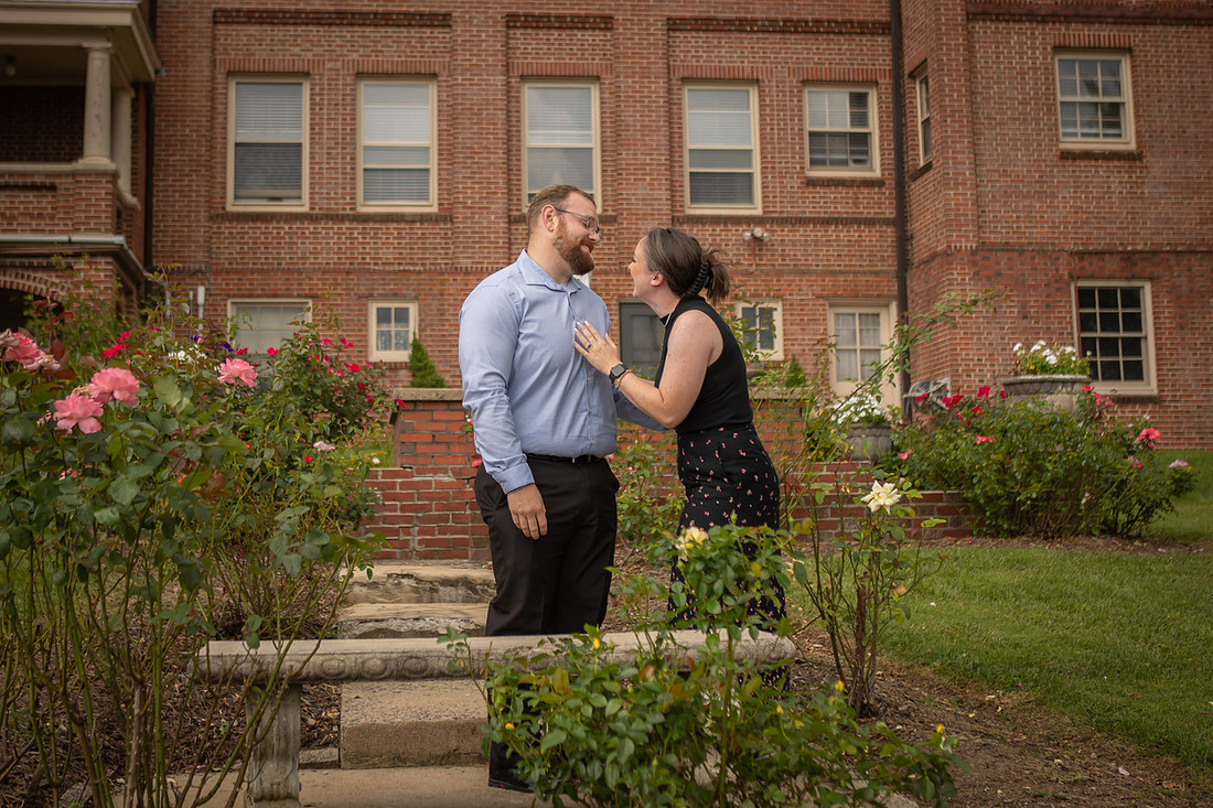 Proposing at Basilica St. Lawrence in Downtown Asheville